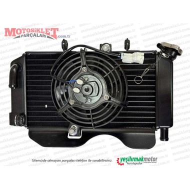 CF MOTO 250 NK Radyatör Komple (FAN DAHİL) - 2023 SONRASI E5